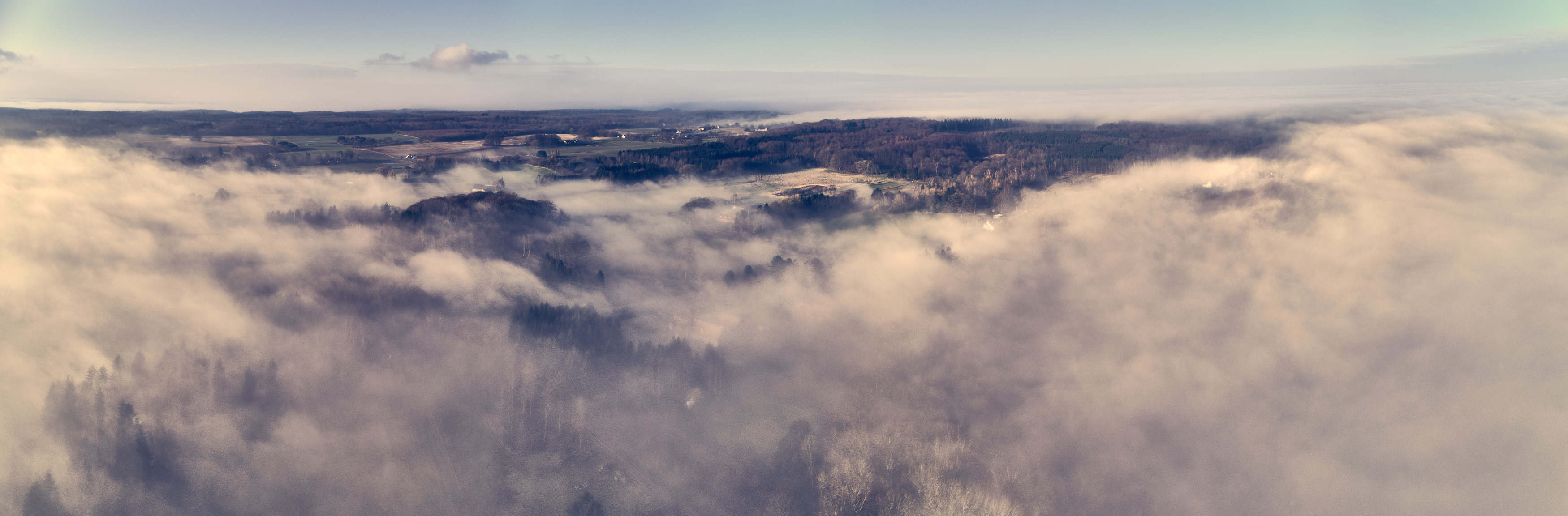 dronographica dronebillede tåge drone sorø omegn